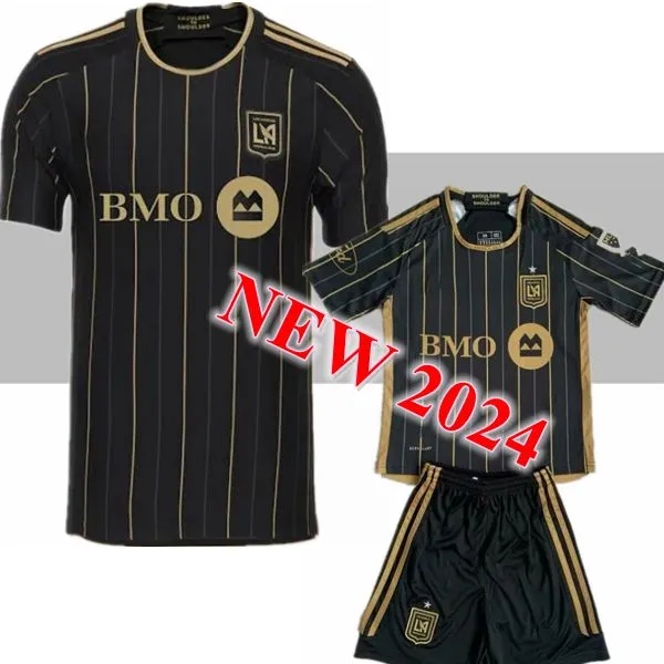 2024 25 LAFC Home soccer jerseys VELA CHIELLINI ACOSTA D.BOUANGA KAYE ROSSI Los Angeles FC Football shirts kit