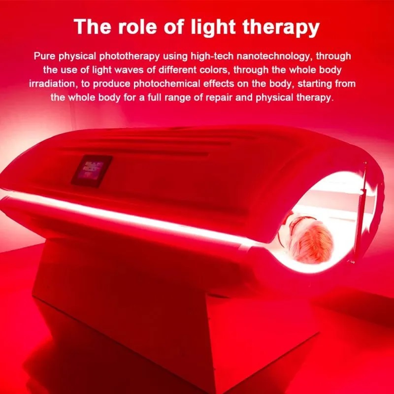 High Effective 3500W LED Red Light Therapy Capsule Near Infrared Pain Relief Wound Healing Slimming Anti Aging Skin Care Device