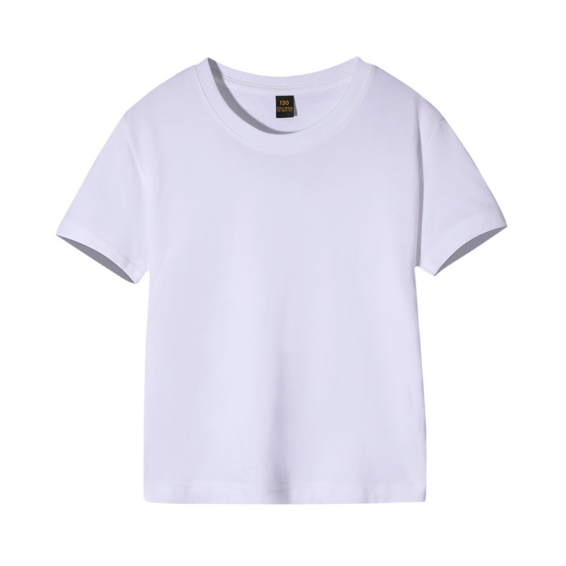 Children's T-shirt 100% Polyester Kids Shirt for sublimation Printing Blank 180 GSM Toddlers Youth T-shirt Plain Pastel Color T Shirt