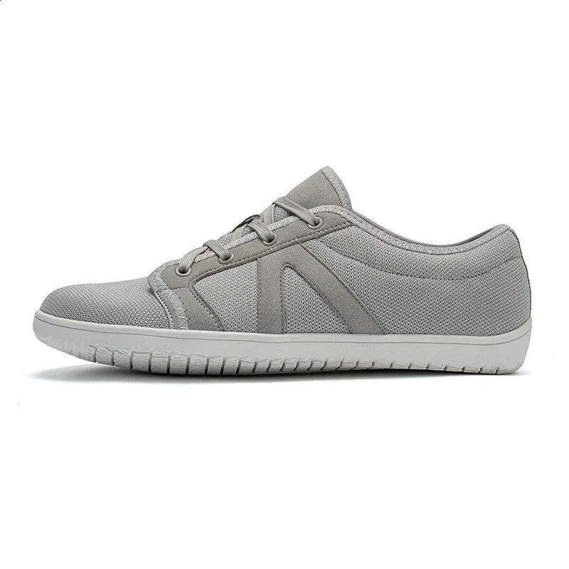 Mens Wide Barefoot Canvas Shoes Sneaker Women Flats Soft Zero Drop Sole Wider Toe Light Weight Fashion Sneake Big Size 240401