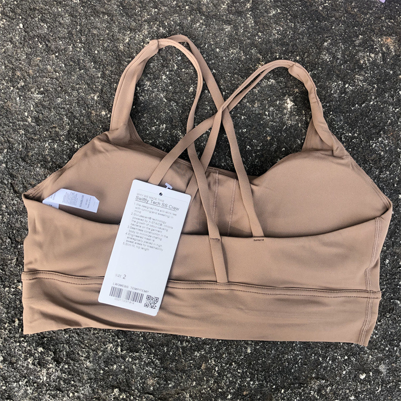 Cross Strap Shockproof Sports Fiess Clothing Breathable Quick Dry Yoga Bra Underwear Workout Gym Tank Tops Running Casual Brassiere