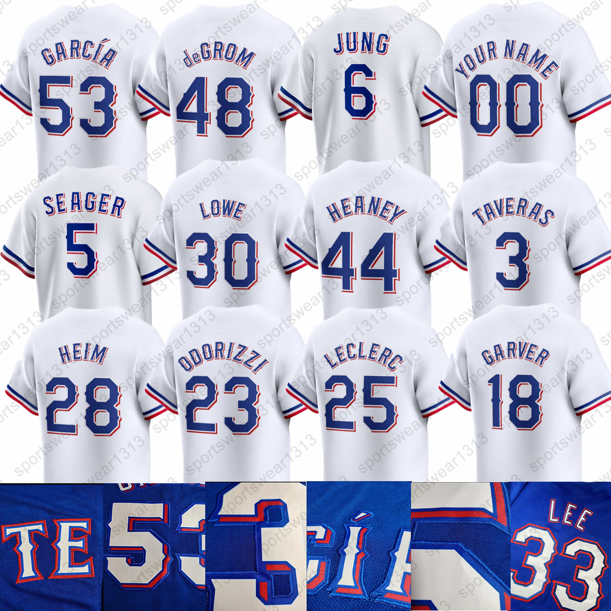 Texascity RangersJersey Corey Seager Adolis Garcia Marcus Semien #17 Eovaldi #32 Carter Baseball Jerseys