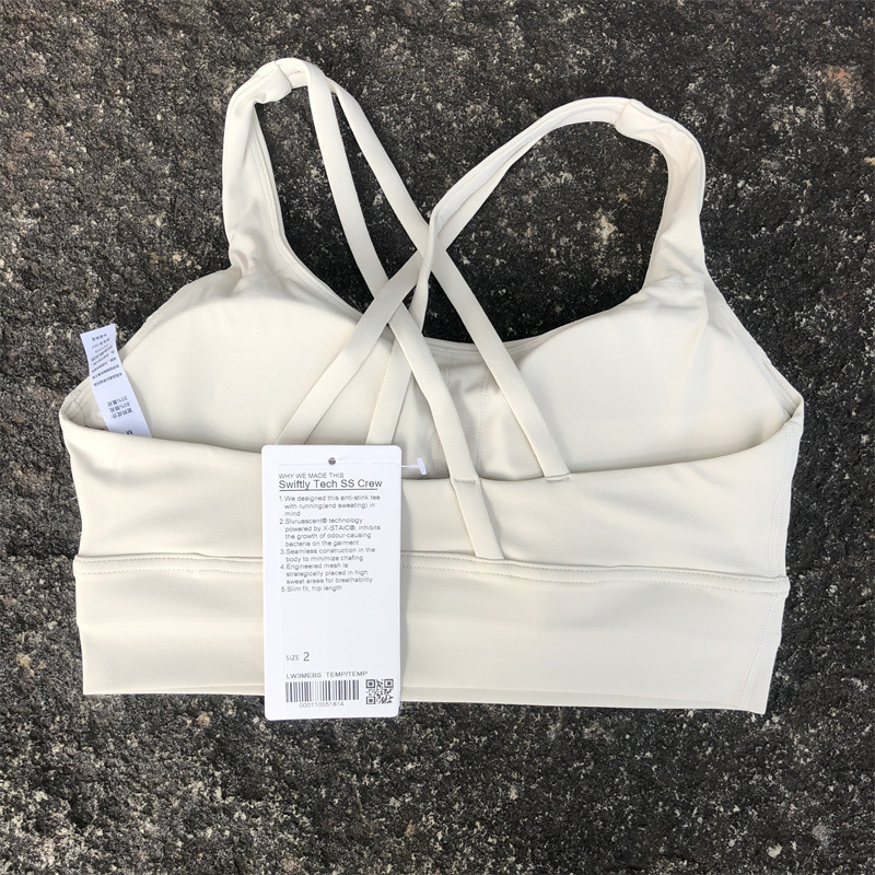 Cross Strap Shockproof Sports Fiess Clothing Breathable Quick Dry Yoga Bra Underwear Workout Gym Tank Tops Running Casual Brassiere
