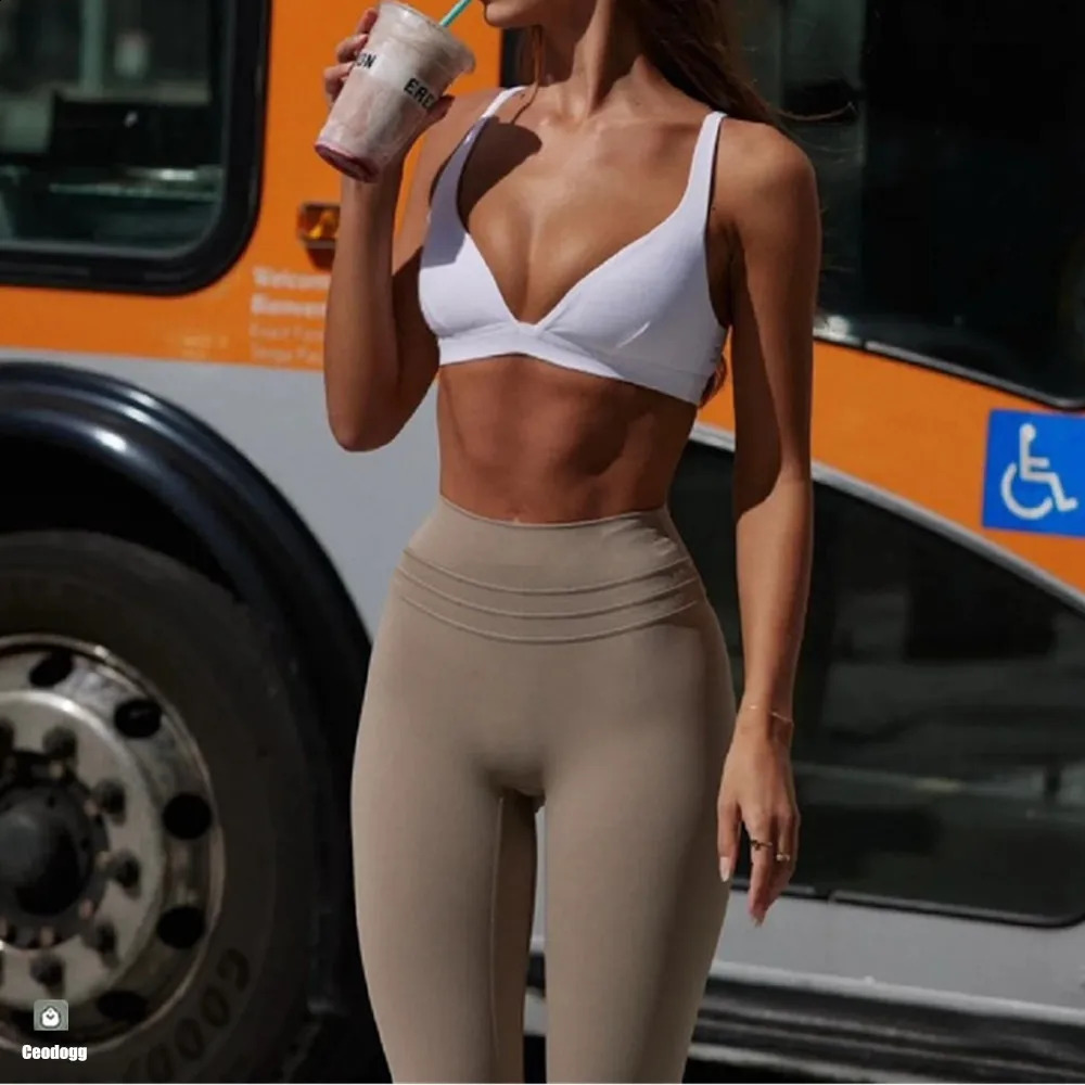 12Pcs Pad Deep V Sport Bra Yoga Set Women Workout Pant Gym Shorts Fitness Female High Waist Scrunch Leggings Active Wear Suits 240307