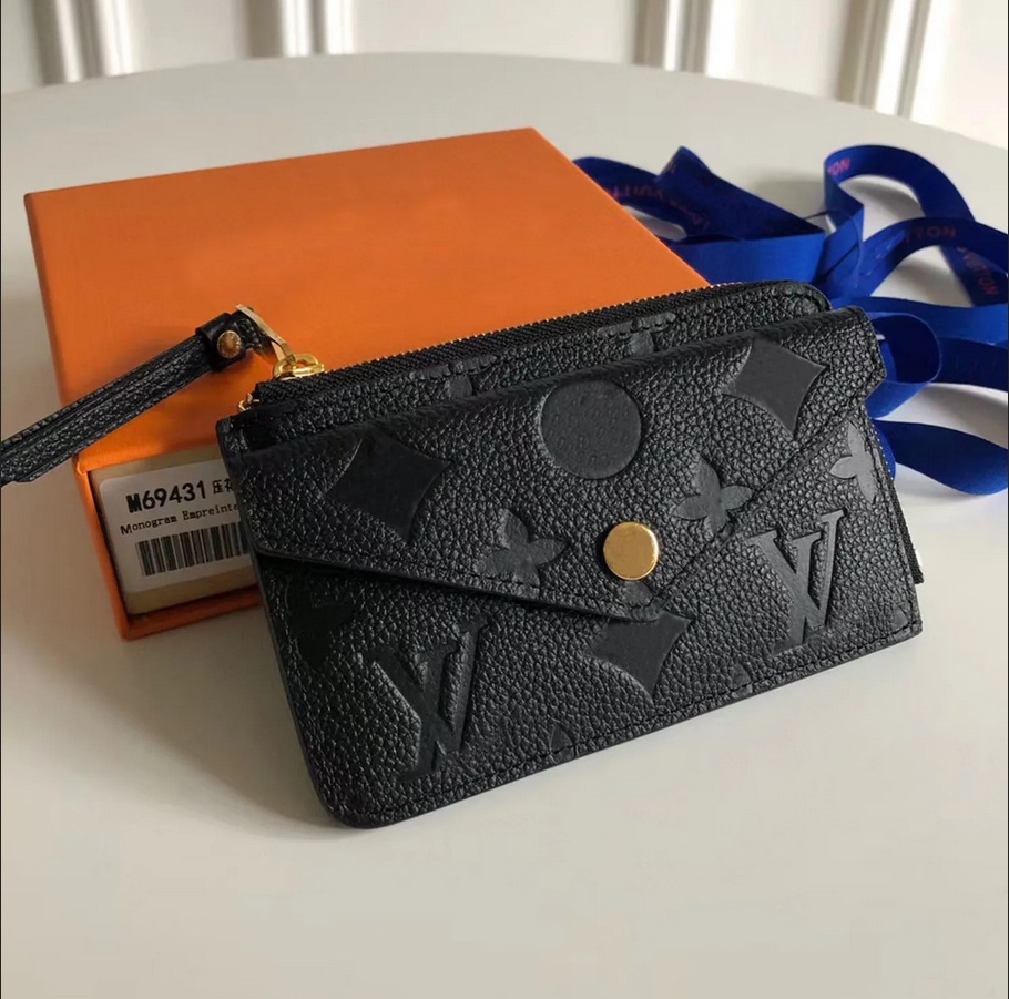 hot M69431 CARD HOLDER RECTO VERSO Designer Fashion Womens Mini Zippy Organizer Wallet Coin Purse Bag Belt Charm Key Pouch Pochette Accessoires (box)