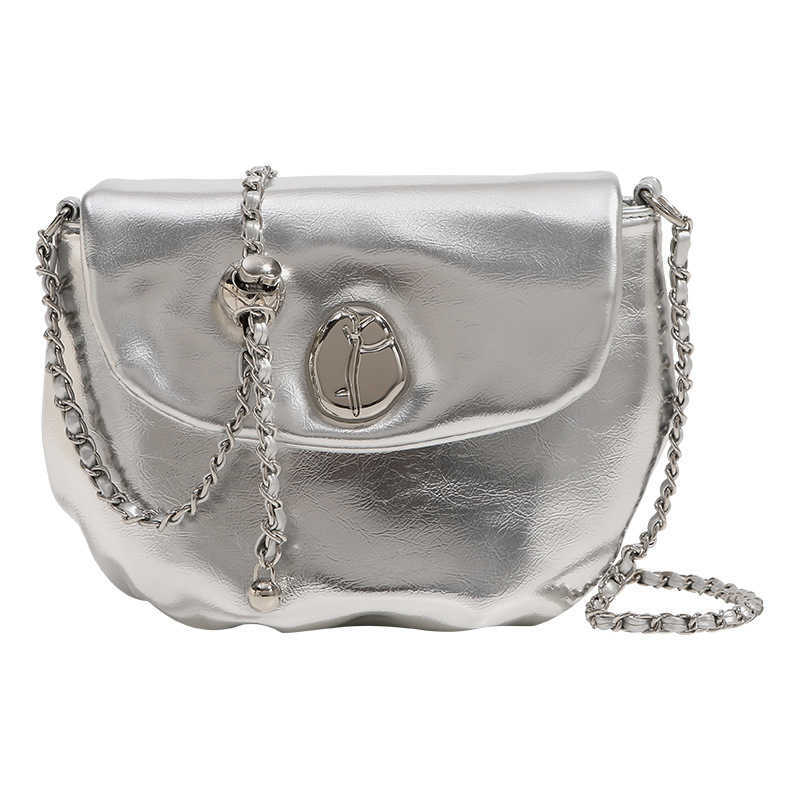 Shoulder Bags a Niche Saddle Bag for Women in 2024 New Trendy and High End Texture Single Shoulder Chain Bag Summer Commuting Crossbody Small 240318