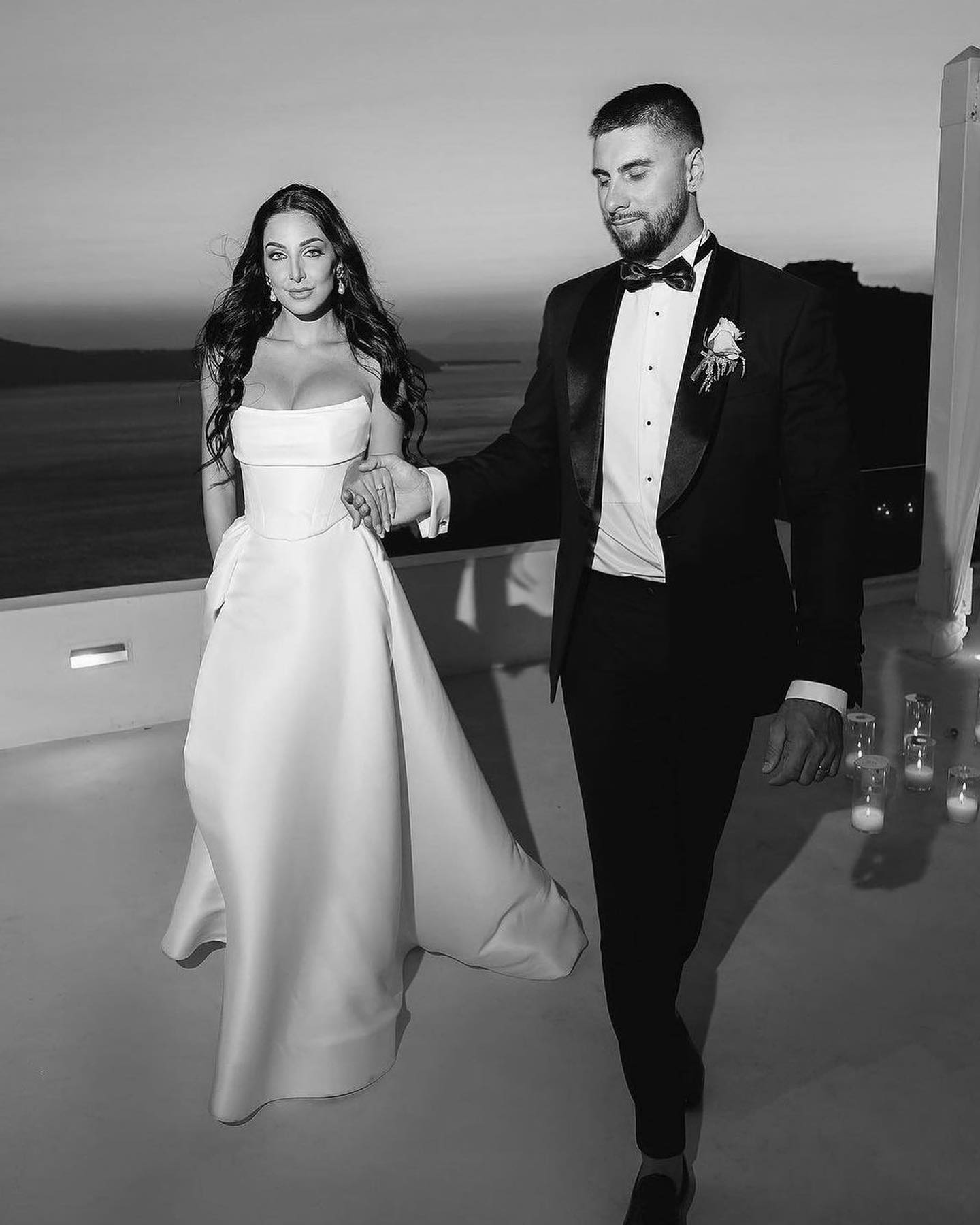 Line Boho A Dress For Bride Strapless Satin Wedding Dresses Bridal Gowns Vestidos Novia Bone Bodice Thigh Split Countries Robe De Mariage es
