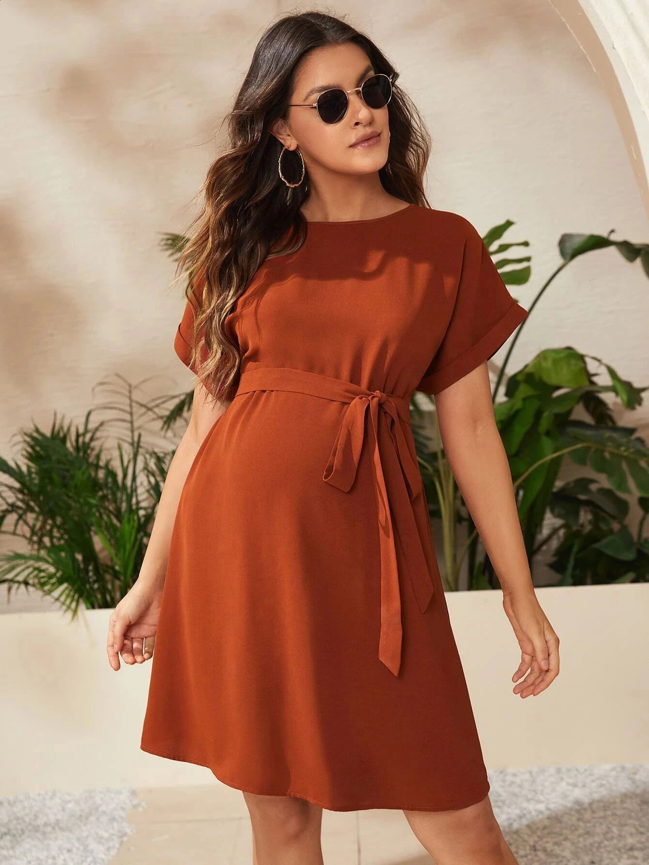 Fashion 2013 Summer Maternity Dresses Poshoot Dress Skirt Batsleeve Tunic Shirt Clothings Clothes for Women 240309