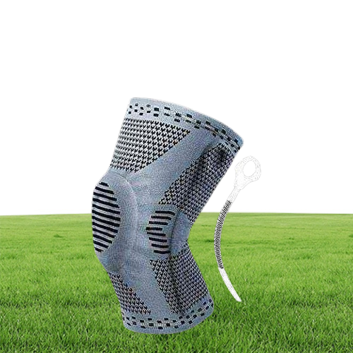 Professional Meniscus Tear Arthritis Sports Patella Knee Brace Compression Sleeve Elastic Knee Wraps with Gel Spring Support 22020