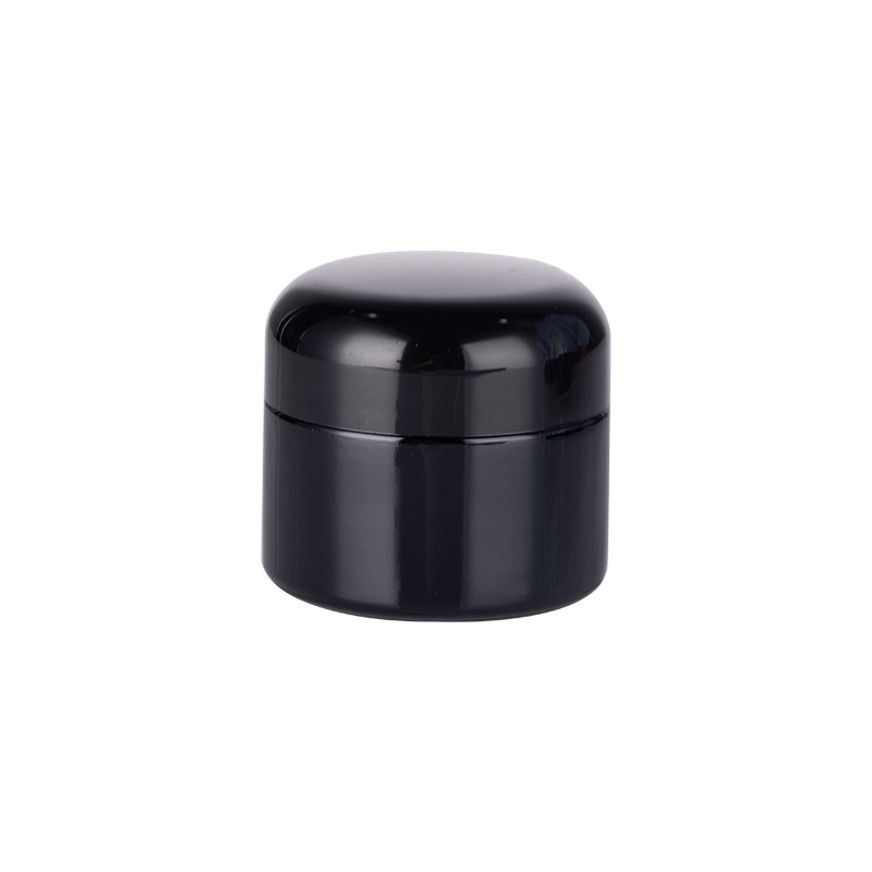 20/30/50g black cosmetics Glass jar, small container with lid, glass jar container, ointment, cosmetics bottle