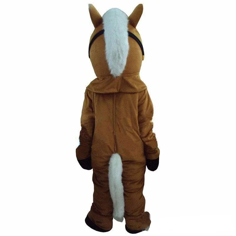 2024 Super Cute Horse mascot costumes halloween dog mascot character holiday Head fancy party costume adult size birthday