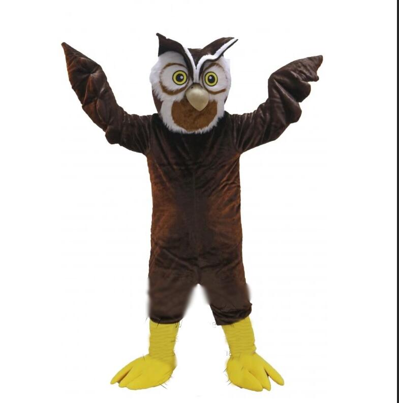 2024 Halloween Owl Mascot Costume High Quality customize Cartoon Plush Tooth Anime theme character Adult Size Christmas Carnival fancy dress