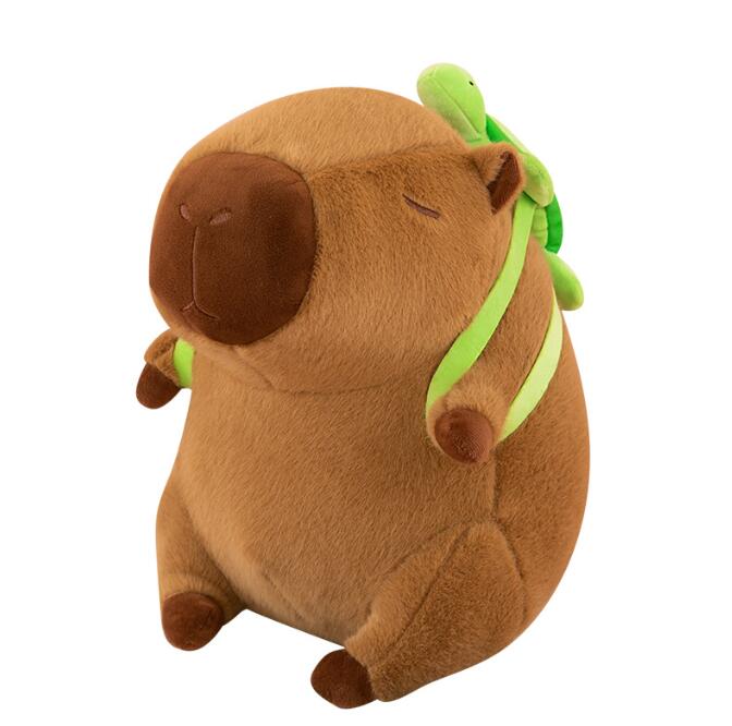 25cm Fluffy Capybara Plush Doll Kawaii Capybara Stuffed Animal Doll Plush Toy