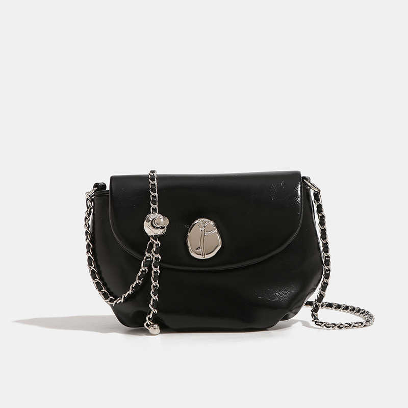 Shoulder Bags a Niche Saddle Bag for Women in 2024 New Trendy and High End Texture Single Shoulder Chain Bag Summer Commuting Crossbody Small 240318