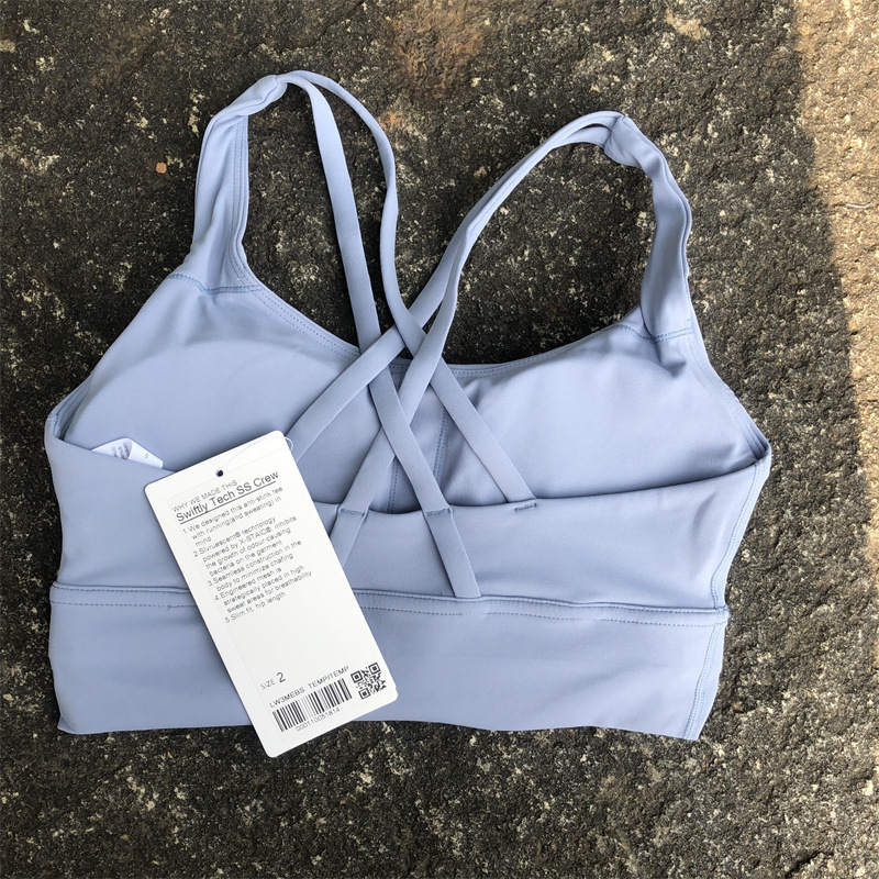 Cross Strap Shockproof Sports Fiess Clothing Breathable Quick Dry Yoga Bra Underwear Workout Gym Tank Tops Running Casual Brassiere