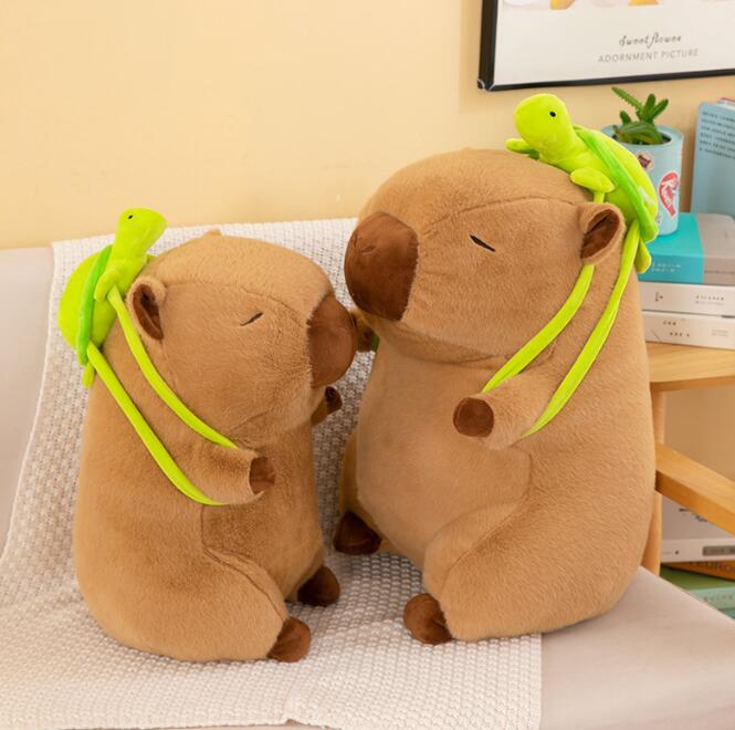 25cm Fluffy Capybara Plush Doll Kawaii Capybara Stuffed Animal Doll Plush Toy