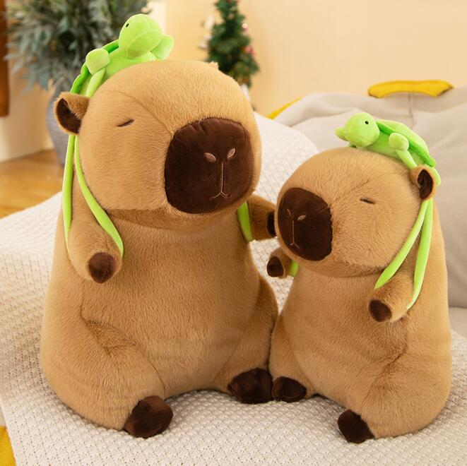 25cm Fluffy Capybara Plush Doll Kawaii Capybara Stuffed Animal Doll Plush Toy