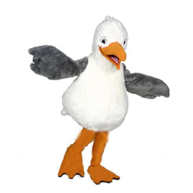 2024 Super Cute Adult Seagul Mascot Costume Halloween Christmas Fancy Party Dress CartoonFancy Dress Carnival Unisex Adults Outfit