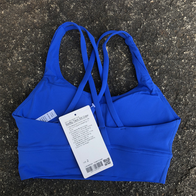 Cross Strap Shockproof Sports Fiess Clothing Breathable Quick Dry Yoga Bra Underwear Workout Gym Tank Tops Running Casual Brassiere