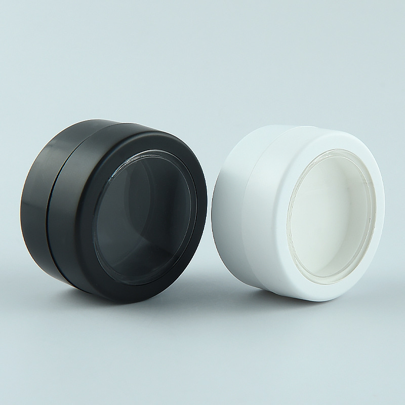 2g PP Plastic Eyeshadow Box with Skylight Palette Round Cosmetics Travel Sub Container Small Sample Jar