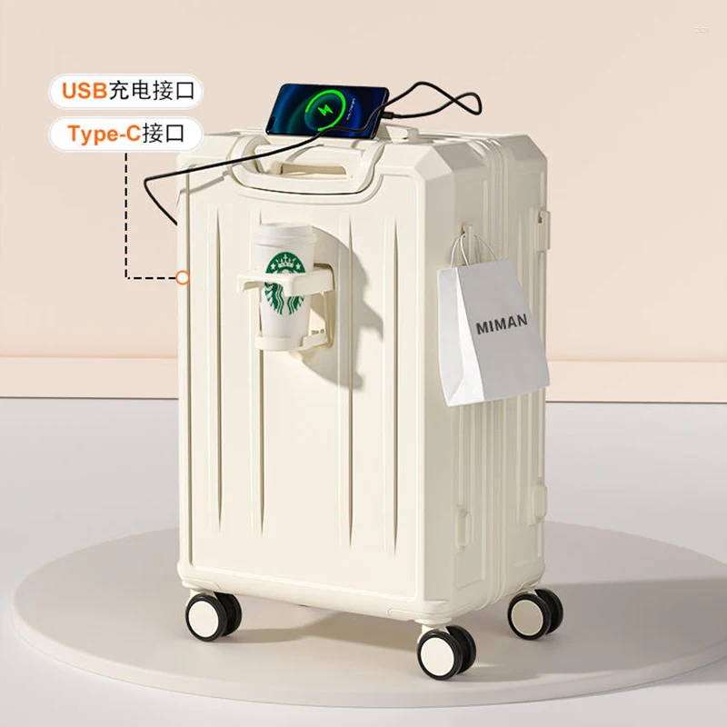 Suitcases Suitcase Woman 2024 Pull-rod Large Capacity 20 24 Travel Boarding Password Lage Man 4