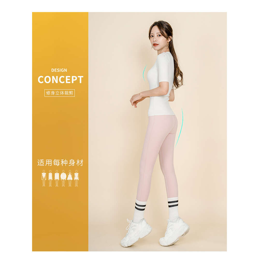 Women's Sleeved Round Neck Sports T-shirt, Running Fitness Top, Slim Fit, Breathable Yoga Short Sleeves