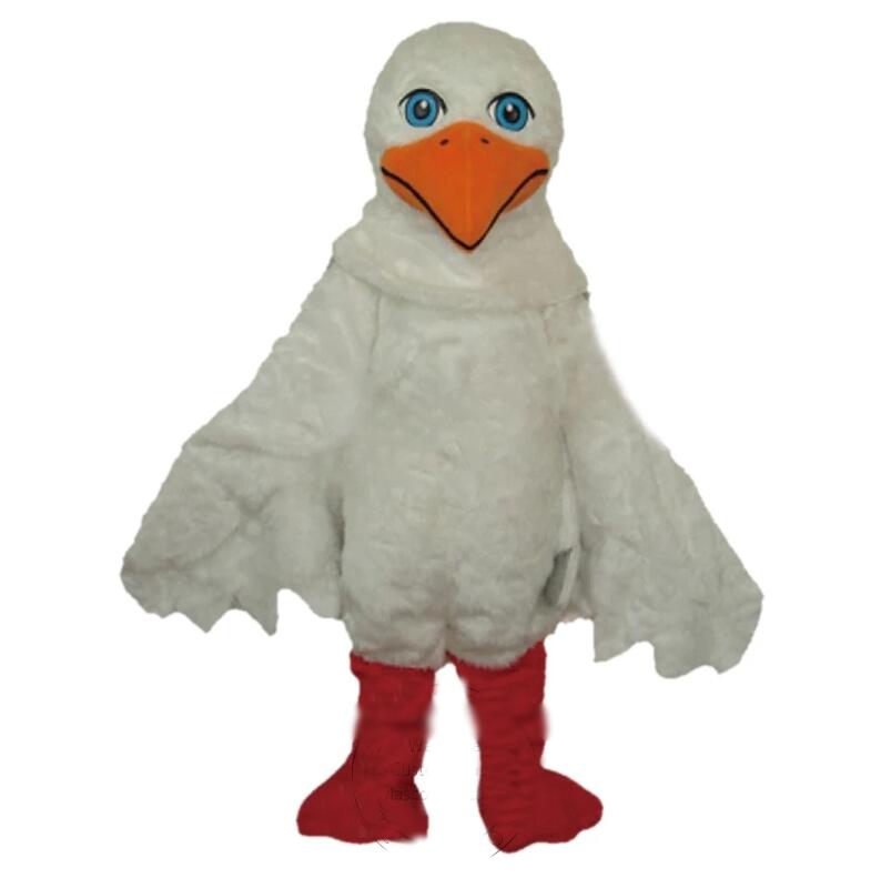 2024 Super Cute Seagull Mascot Costume Halloween Christmas Fancy Party Dress CartoonFancy Dress Carnival Unisex Adults Outfit