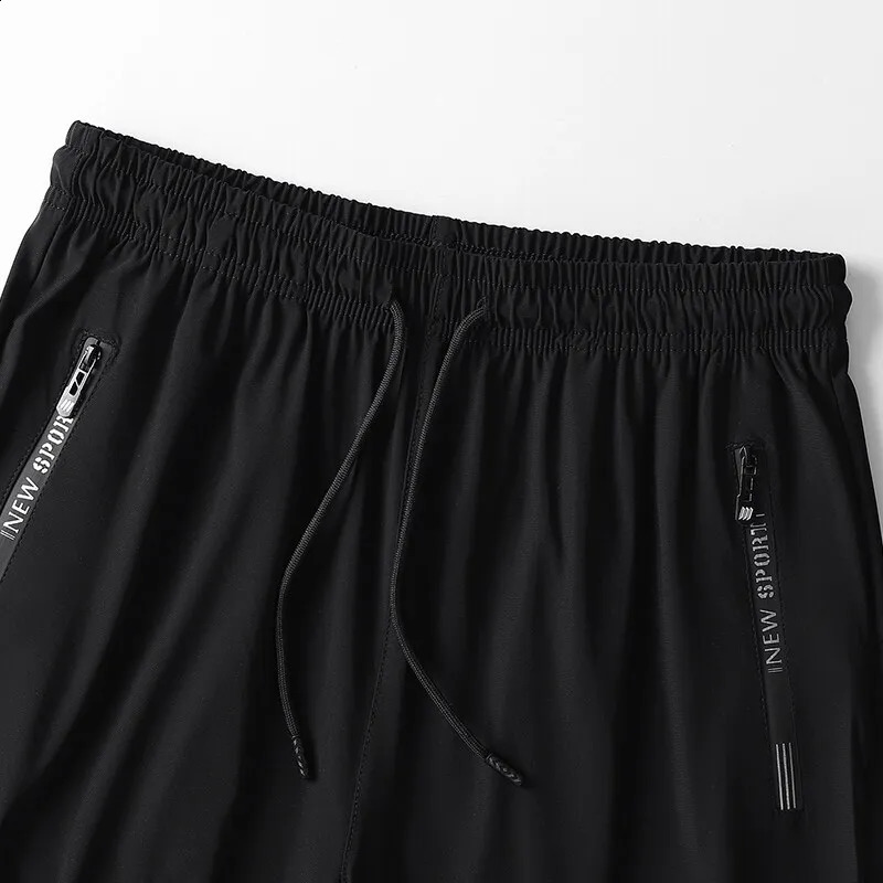 Plus Size 8xl 7xl 6xl Men Sports Pants Quick-Drying Mens Trousers Joggers Sportswear Solid Sweatpants Male Elastic 240318