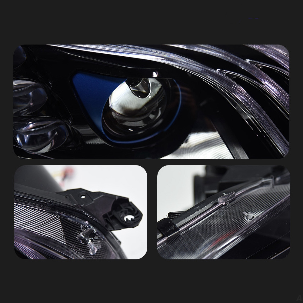 Headlight LED for Benz W221 Headlights 2006-2009 S300 S400 Maybach Style DRL Running Light Dynamic Turn Signal Light