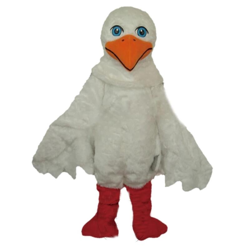 2024 Super Cute Seagull Mascot Costume Halloween Christmas Fancy Party Dress CartoonFancy Dress Carnival Unisex Adults Outfit