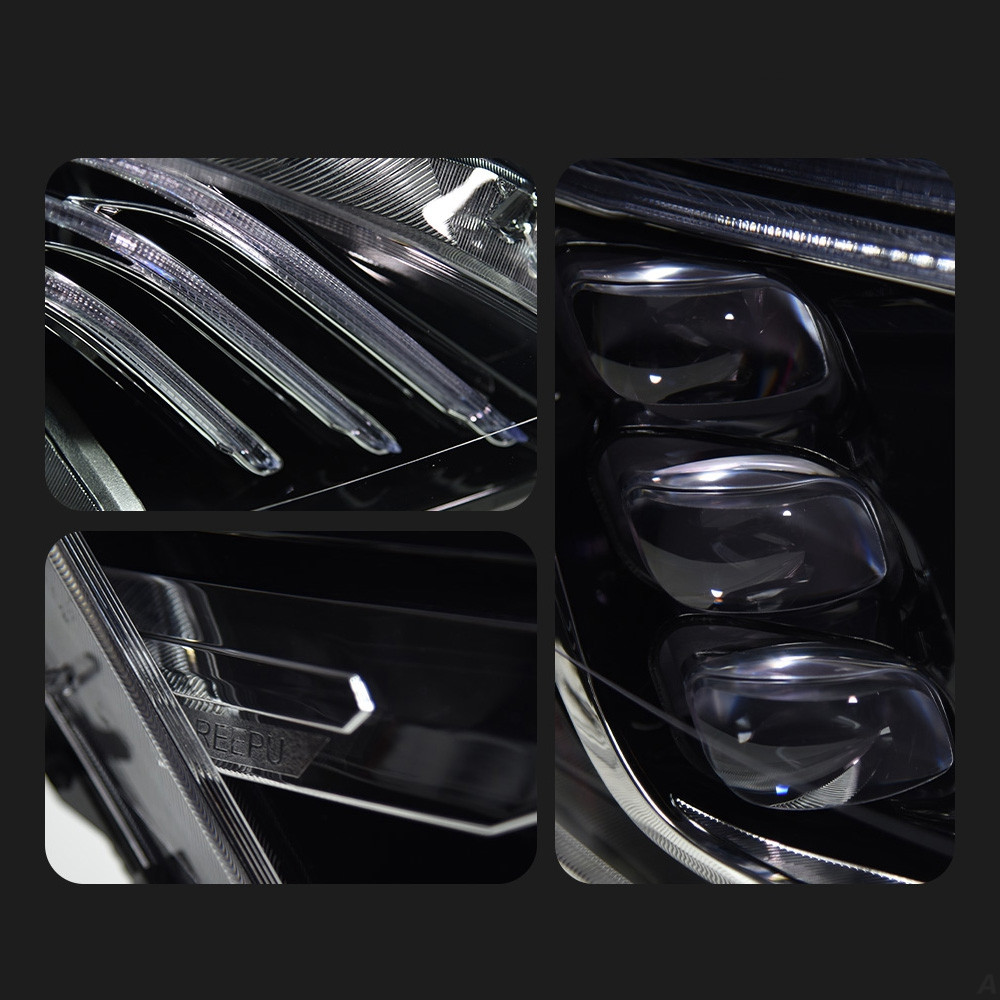 Headlight LED for Benz W221 Headlights 2006-2009 S300 S400 Maybach Style DRL Running Light Dynamic Turn Signal Light