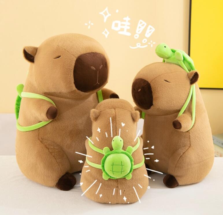 25cm Fluffy Capybara Plush Doll Kawaii Capybara Stuffed Animal Doll Plush Toy
