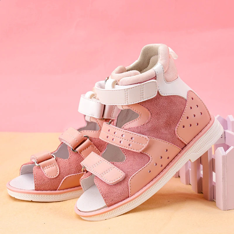 Princepard Orthopedic Kids Sandals for Boys Girls Summer Open Toe Corrective Arch Support Shoes Babies First Walk Thomas Sole 240313