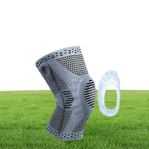 Professional Meniscus Tear Arthritis Sports Patella Knee Brace Compression Sleeve Elastic Knee Wraps with Gel Spring Support 22020