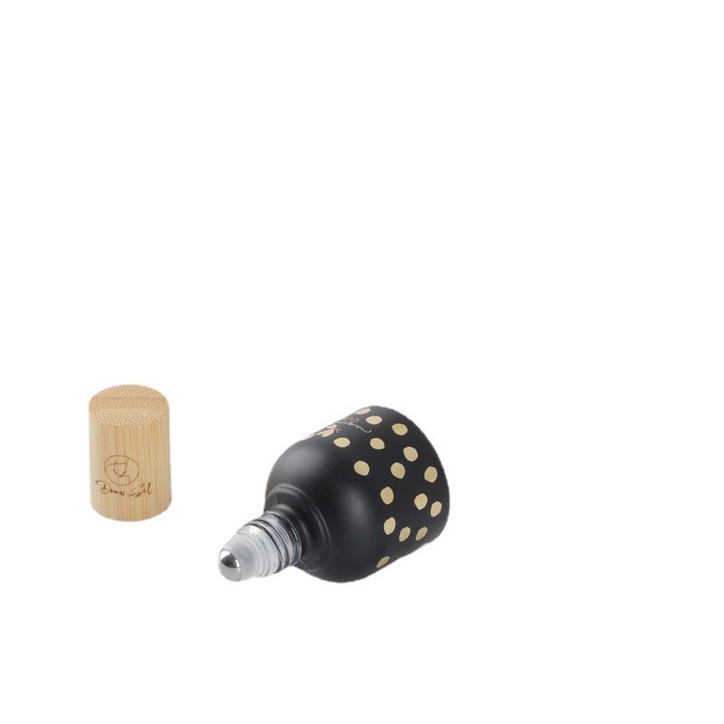 10ml Portable Essential Oil Bottle Morandi Glass Refillable Perfume Bottle Travel Roll On Essential Oil Roller Bottle