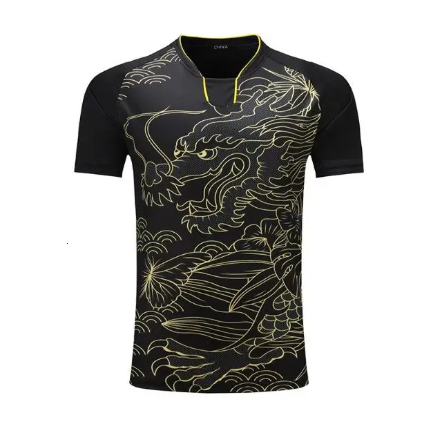 Professional Tennis shirts Men/Women Badminton shirt Table tennis Chinese dragon t shirts Jerseys Sports Running shirts 240306