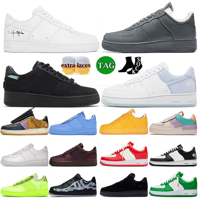 Shadow 1 One Low Running Shoes 1 Men Women Travis Light White OW Skeleton Goost Grey Terror Squad Drake Nocta Lows Trainers Platform Sneakers