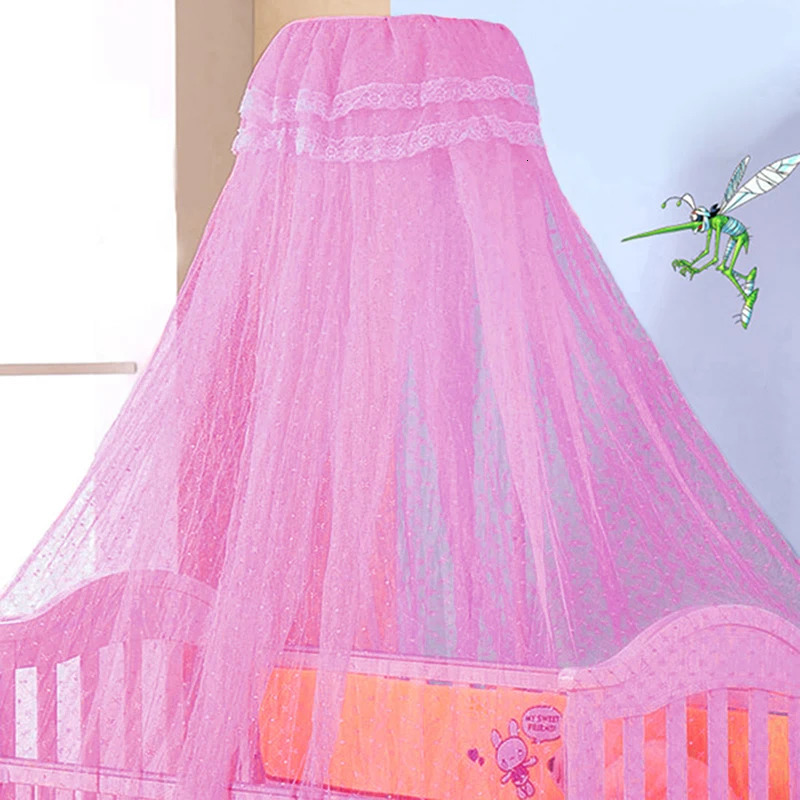 Baby Bedroom Curtain Nets Mosquito Net For Crib born Infants Bed Canopy Tent Portable Babi Kids Bedding Room Decor Netting 240311