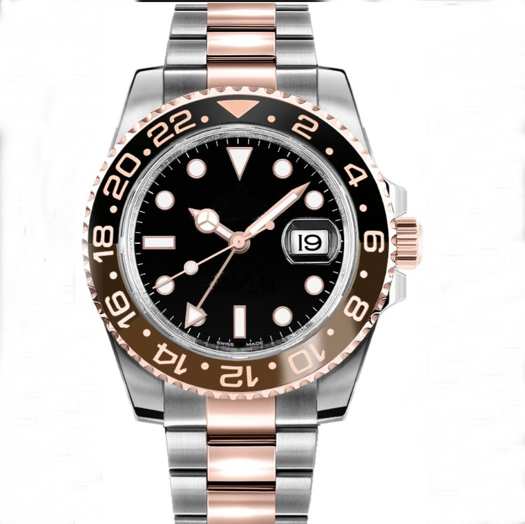 Luxury Mens watch Designer Wristwatch Casual Watches 40mm automatic mechanical Ceramic Bezel Classic 904L Stainless Steel Waterproof luminous Sapphire Crystal