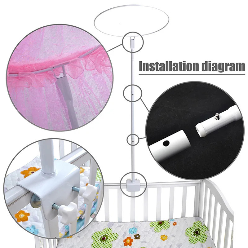 Baby Bedroom Curtain Nets Mosquito Net For Crib born Infants Bed Canopy Tent Portable Babi Kids Bedding Room Decor Netting 240311