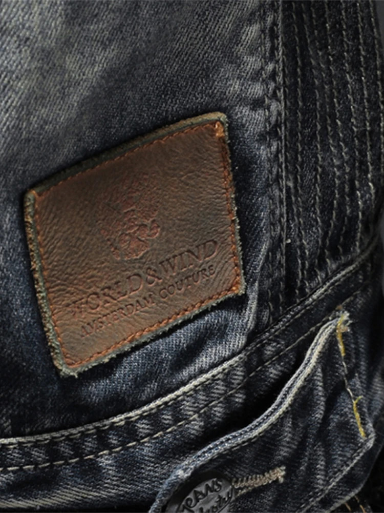 Denim Jacket Men Casual Loose Large Fashion Zipper Oneck Coat Man 2024 Spring Soft Amercian Long Sleeves Street Outwears 240311