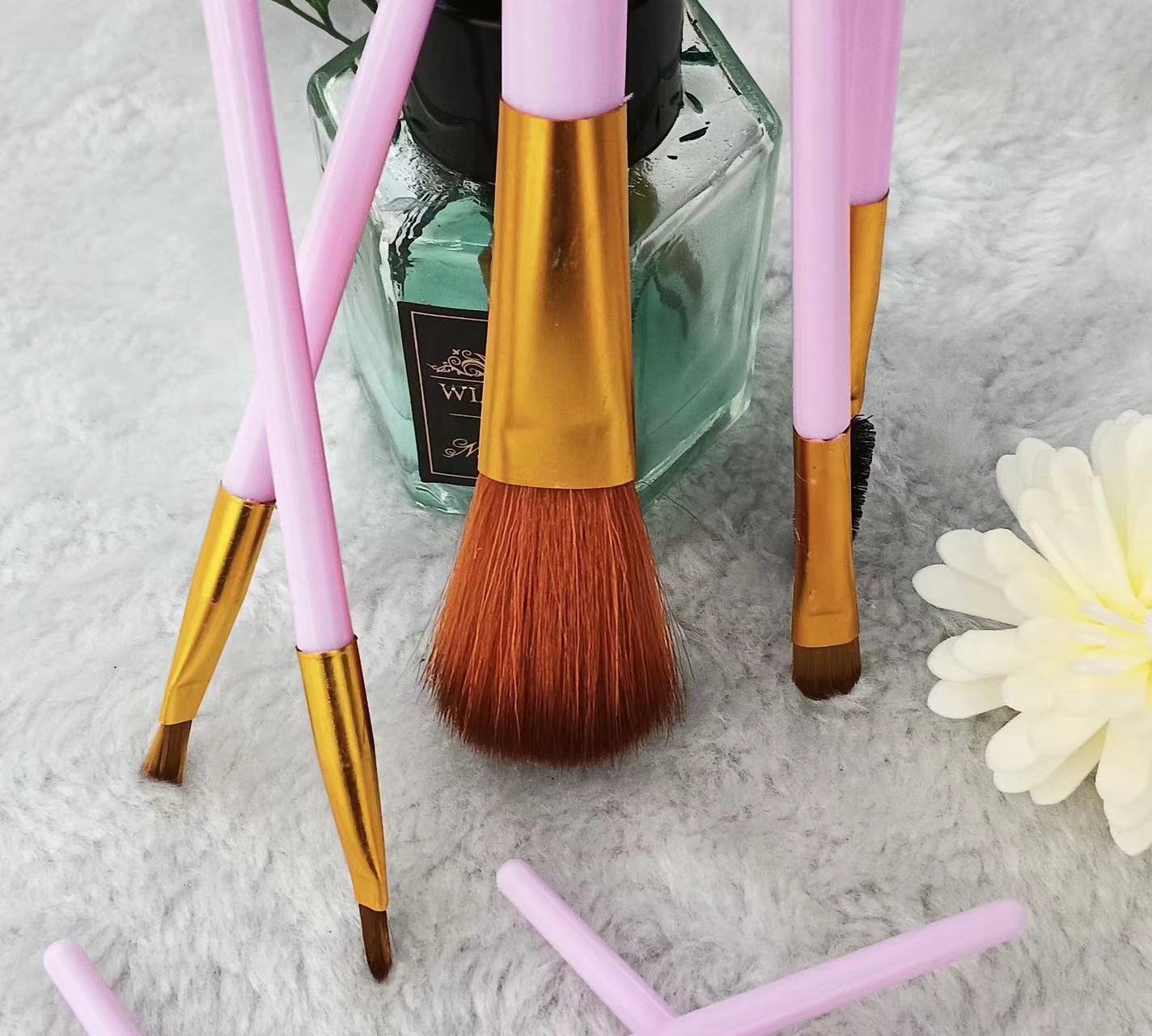 8 puff puff brushes with bubble shell puff straps