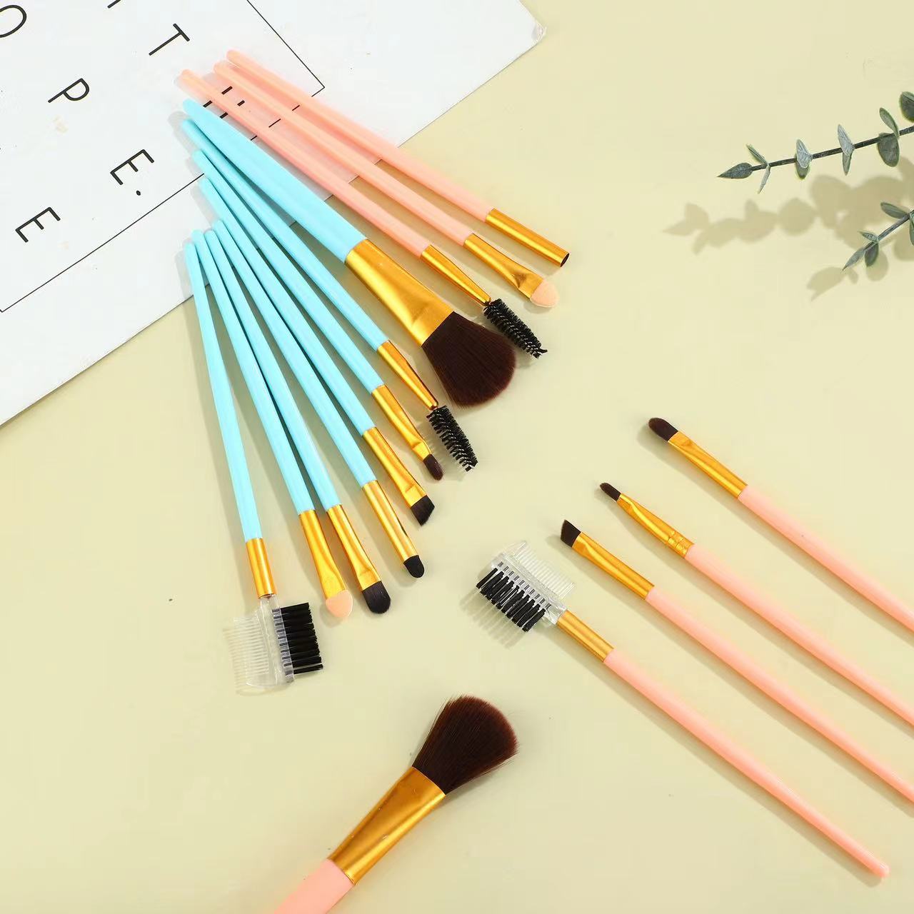 8 puff puff brushes with bubble shell puff straps