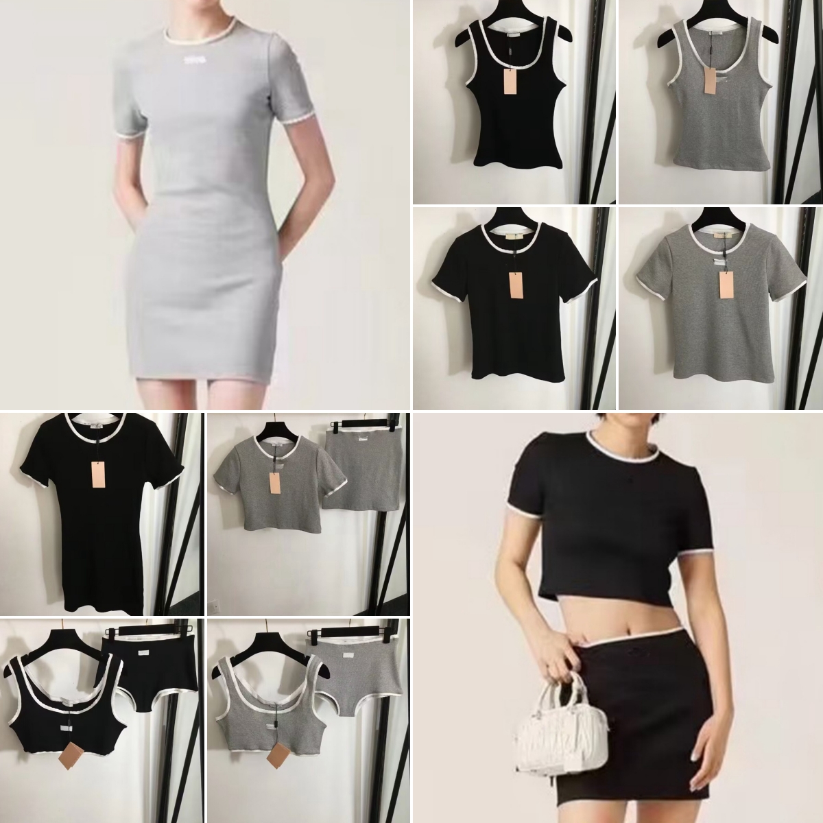 High Quality Designer T-shirts Women's Fashion Sleeveless Tank Tops Summer Outdoor Cool Sports Style Sets 26396