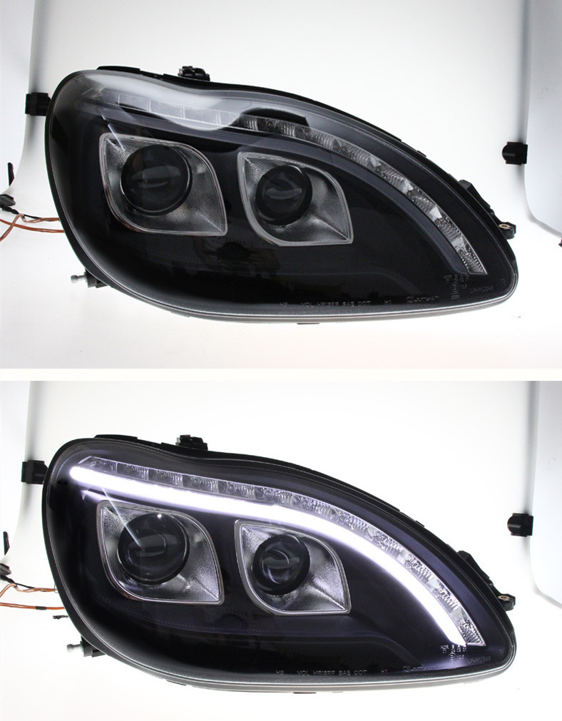 Headlight For BENZ S Class W220 2002-2005 LED Car Lamps Daytime Running Lights Dynamic Turn Signals
