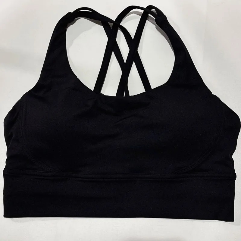 Cross Strap Shockproof Sports Fiess Clothing Breathable Quick Dry Yoga Bra Underwear Workout Gym Tank Tops Running Casual Brassiere