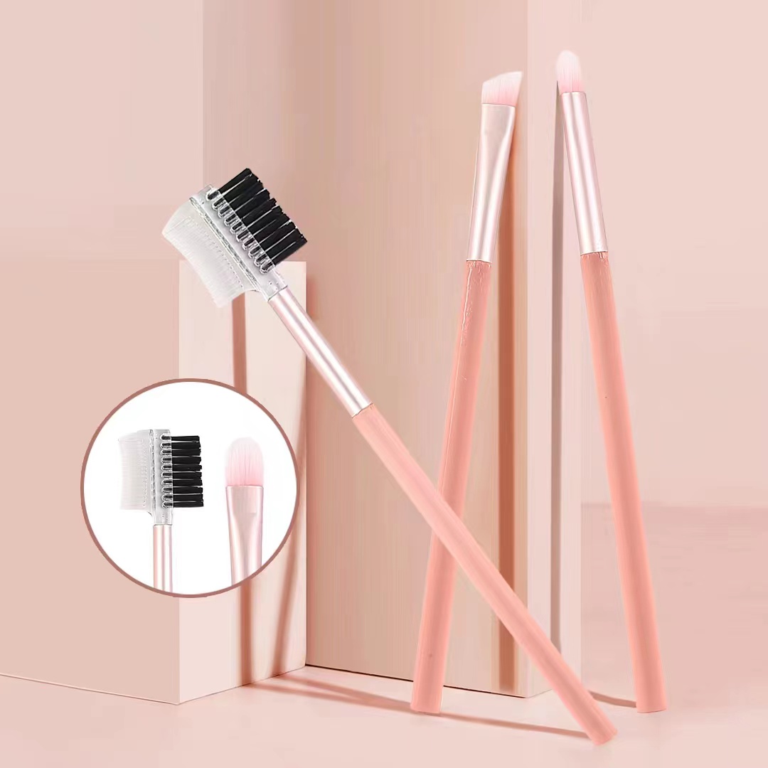7 pieces of PVC box mini half sugar jelly makeup brush concealer brush high gloss brush portable beauty tools
