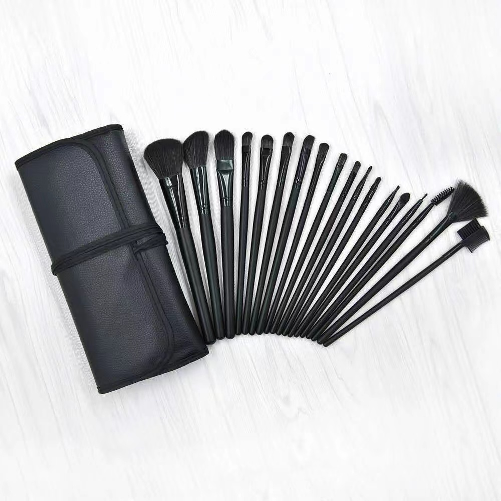 24 x makeup brush set makeup artist full set of eye shadow brush detail brush sponge brush eyebrow brush powder blusher brush highlight brush