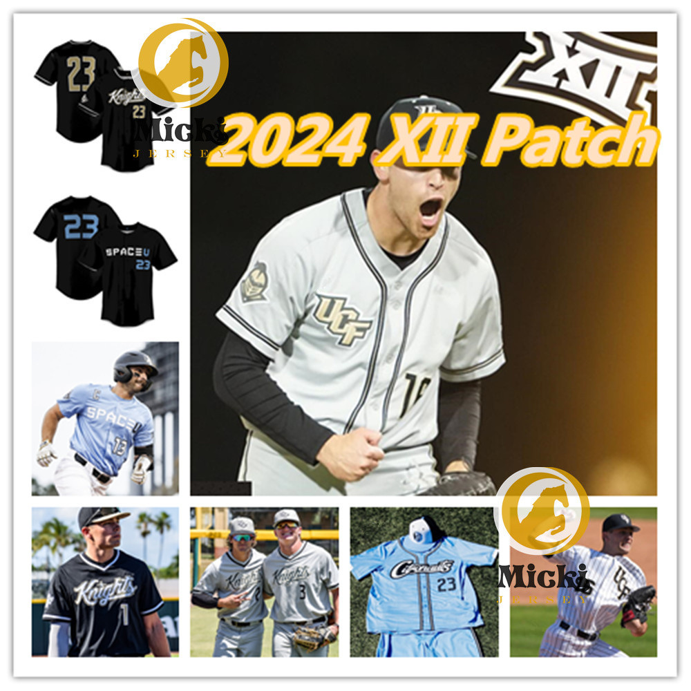 UCF 2023 Baseball Jersey Ruddy Gomez 44 Andrew Sundean 16 Hunter Patteson 5 Trent Taylor 18 Zack Hunsicker Jacob Marlowe Custom Stitched UCF Knights Jerseys