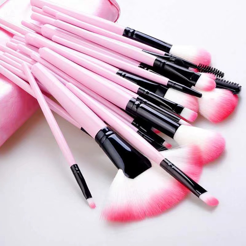 24 x makeup brush set makeup artist full set of eye shadow brush detail brush sponge brush eyebrow brush powder blusher brush highlight brush